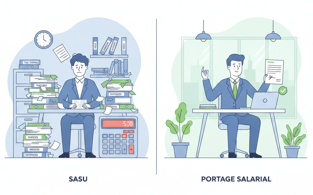 Portage salarial vs SASU : ce que personne ne dit sur la complexité réelle